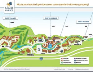Map of Copper Mountain Base Area